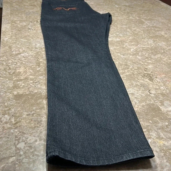 Y2K, VTG, ORANGE RIVER ,NWT men black jeans 40x33,relax fit ,zipper TOM STYLE - Picture 4 of 14